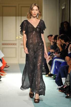 Milan Fashion Week, Women Spring Summer 2017. Milano, Moda Donna, Primavera Estate 2017. Kristina Ti catwalk. Pictured: model  Copyright: xRiccardoxGiordanoxSickix