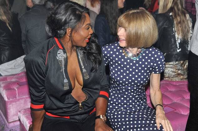 Milan Fashion Week, Women Spring Summer 2017. Milano, Moda Donna, Primavera Estate 2017. Gucci Front row Pictured: Serena Williams Anna Wintour  Copyright: xRiccardoxGiordanoxSickix