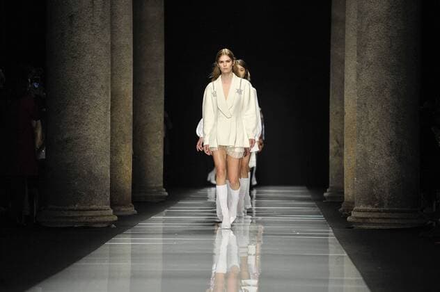 Milan Fashion Week, Women Spring Summer 2017. Milano, Moda Donna, Primavera Estate 2017. Francesco Scognamiglio Catwalk Pictured: model  Copyright: xRiccardoxGiordanoxSickix