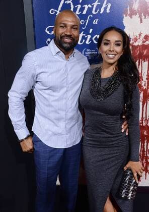 Former NBA player Derek Fisher, and Gloria Govan attend the premiere of the motion picture drama The Birth of a Nation at the ArcLight Cinerrama Dome in the Hollywood section of Los Angeles on September 21, 2016. Storyline: Nat Turner, a literate slave and preacher in the antebellum South, orchestrates an uprising.  LAP2016092131 JIMxRUYMEN