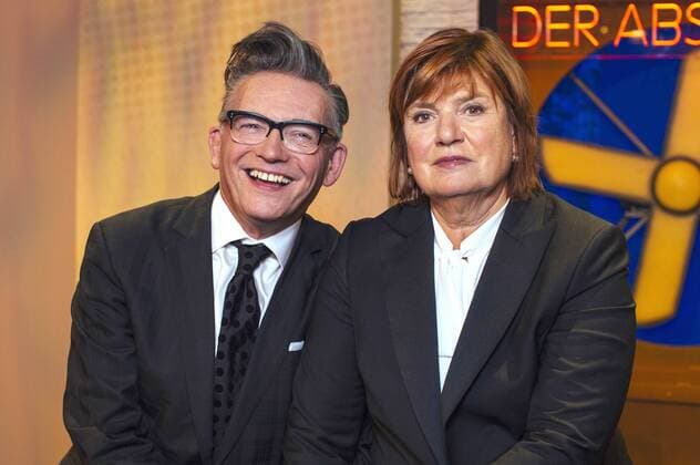 Götz Alsmann und Christine Westermann bei der Aufzeichnung des großen Abschiedsspecials der WDR TV-Show Zimmer frei! auf dem Produktionsgelände Bocklemünd. Köln, 21.09.2016 Foto:xC.xHardtx xFuturexImage