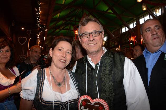 Frau Siegfried Schneider Muenchen 21.09.16 Oktoberfest Weinzelt Radio Gong Wiesntreff Gong