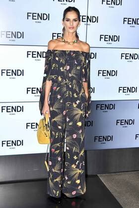 Milan Fashion Week, Women Spring Summer 2017. Milano, Moda Donna, Primavera Estate 2017. Fendi front row Pictured: model  Copyright: xRiccardoxGiordanoxSickix
