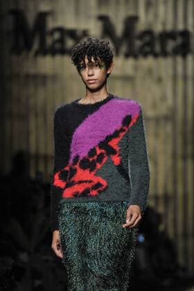 Milan Fashion Week, Women Spring Summer 2017. Milano, Moda Donna, Primavera Estate 2017. Max Mara catwalk Pictured: model  Copyright: xRiccardoxGiordanoxSickix