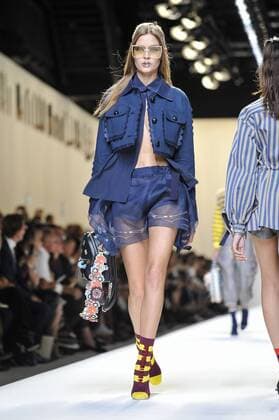 Milan Fashion Week, Women Spring Summer 2017. Milano, Moda Donna, Primavera Estate 2017. Fendi catwalk Pictured: model  Copyright: xRiccardoxGiordanoxSickix