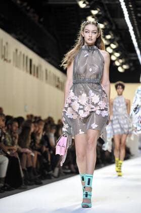 Milan Fashion Week, Women Spring Summer 2017. Milano, Moda Donna, Primavera Estate 2017. Fendi catwalk Pictured: model  Copyright: xRiccardoxGiordanoxSickix