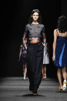 Milan, Fashion Week, Women Spring Summer 2017. Milano, Moda Donna, Primavera Estate 2017. Byblos catwalk Pictured: Model  Copyright: xRiccardoxGiordanoxSickix