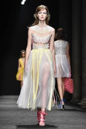 Milan, Fashion Week, Women Spring Summer 2017. Milano, Moda Donna, Primavera Estate 2017. Byblos catwalk Pictured: Model  Copyright: xRiccardoxGiordanoxSickix