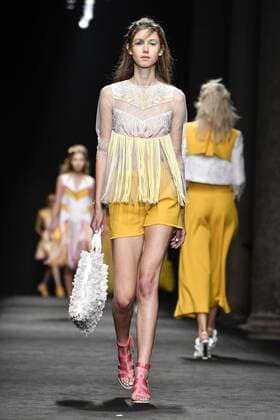 Milan, Fashion Week, Women Spring Summer 2017. Milano, Moda Donna, Primavera Estate 2017. Byblos catwalk Pictured: Model  Copyright: xRiccardoxGiordanoxSickix