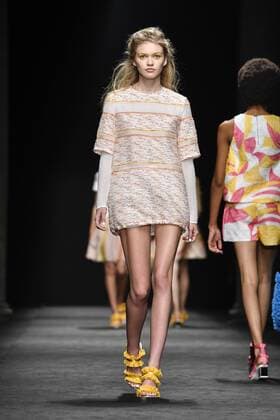 Milan, Fashion Week, Women Spring Summer 2017. Milano, Moda Donna, Primavera Estate 2017. Byblos catwalk Pictured: Model  Copyright: xRiccardoxGiordanoxSickix