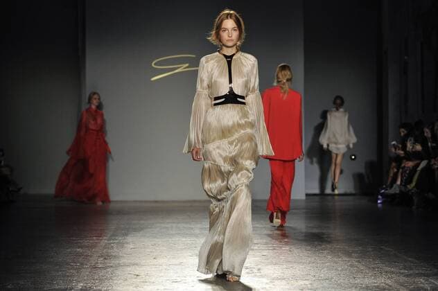 Milan, Fashion Week, Women Spring Summer 2017. Milano, Moda Donna, Primavera Estate 2017. GENNY catwalk Pictured: model  Copyright: xRiccardoxGiordanoxSickix