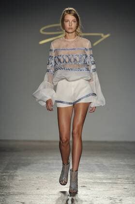 Milan, Fashion Week, Women Spring Summer 2017. Milano, Moda Donna, Primavera Estate 2017. GENNY catwalk Pictured: model  Copyright: xRiccardoxGiordanoxSickix
