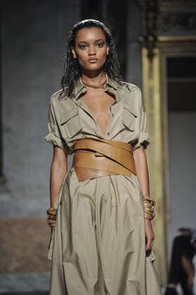 Milan Fashion Week, Women Spring Summer 2017. Les Copains catwalk Pictured: model  Copyright: xRiccardoxGiordanoxSickix