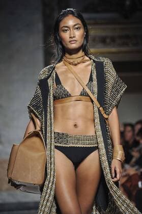 Milan Fashion Week, Women Spring Summer 2017. Les Copains catwalk Pictured: model  Copyright: xRiccardoxGiordanoxSickix
