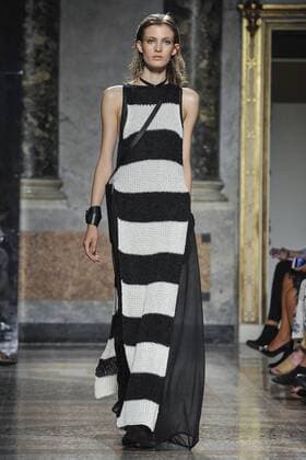 Milan Fashion Week, Women Spring Summer 2017. Les Copains catwalk Pictured: model  Copyright: xRiccardoxGiordanoxSickix