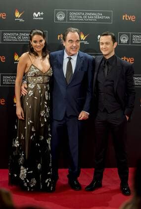September 22, 2016 - San Sebastian, Spain - Actor Joseph Gordon Levit, Oliver Stone and Shailene Woodley attends SnowdenÃ‚Â premiere during 64th San Sebastian International Film Festival at Maria Cristina Hostel on September 22, 2016 in San Sebastian, Spain. San Sebastian Spain  - ZUMAn230