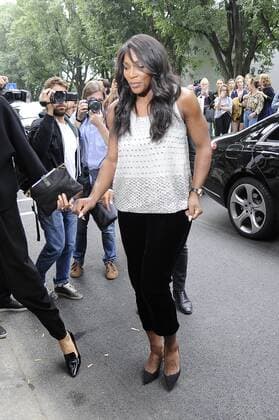 Milan fashion show of Giorgio Armani In the photo: Serena Williams  Copyright: xLivioxValeriox
