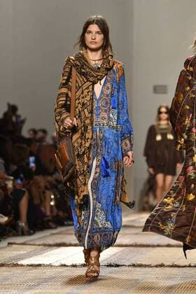 Milan Fashion Week, Women Spring Summer 2017. Etro catwalk Pictured: model  Copyright: xRiccardoxGiordanoxSickix