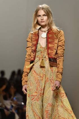 Milan Fashion Week, Women Spring Summer 2017. Etro catwalk Pictured: model  Copyright: xRiccardoxGiordanoxSickix