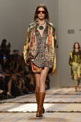 Milan Fashion Week, Women Spring Summer 2017. Etro catwalk Pictured: model  Copyright: xRiccardoxGiordanoxSickix