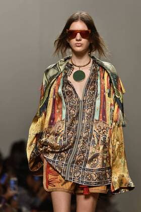 Milan Fashion Week, Women Spring Summer 2017. Etro catwalk Pictured: model  Copyright: xRiccardoxGiordanoxSickix