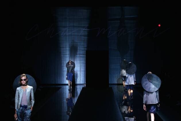 (160923) -- MILAN, Sept. 23, 2016 -- Models present creations at Giorgio Armani fashion show during Milan Fashion Week Spring Summer 2017 in Milan, Italy, Sept. 23, 2016. )(cl) ITALY-MILAN-FASHION WEEK-GIORGIO ARMANI JinxYu 