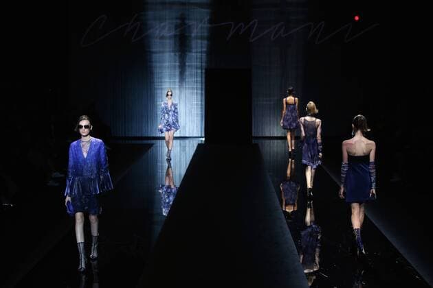 (160923) -- MILAN, Sept. 23, 2016 -- Models present creations at Giorgio Armani fashion show during Milan Fashion Week Spring Summer 2017 in Milan, Italy, Sept. 23, 2016. )(cl) ITALY-MILAN-FASHION WEEK-GIORGIO ARMANI JinxYu 