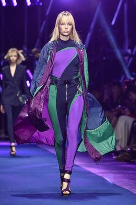 Milan Fashion Week, Women Spring Summer 2017. VERSACE catwalk Pictured: model  Copyright: xRiccardoxGiordanoxSickix