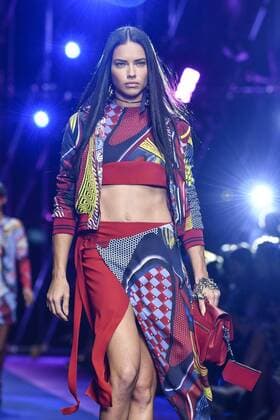 Milan Fashion Week, Women Spring Summer 2017. VERSACE catwalk Pictured: model  Copyright: xRiccardoxGiordanoxSickix