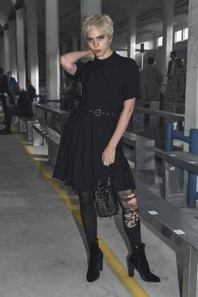 Milan Fashion Week, Women Spring Summer 2017. DIESEL BLACK GOLD front row Pictured: Julia Cumming  Copyright: xRiccardoxGiordanoxSickix