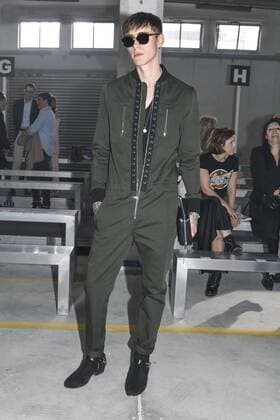 Milan Fashion Week, Women Spring Summer 2017. DIESEL BLACK GOLD front row Pictured: Simon Nygard  Copyright: xRiccardoxGiordanoxSickix
