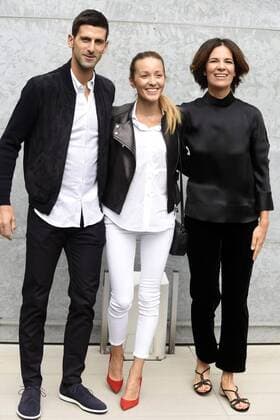 Milan Fashion Week, Women Spring Summer 2017. GIORGIO ARMANI arrivals Pictured: Norman Diokovic e Signora Roberta Armani  Copyright: xSimonaxChiocciaxSickix