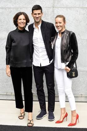 Milan Fashion Week, Women Spring Summer 2017. GIORGIO ARMANI arrivals Pictured: Norman Diokovic e Signora Roberta Armani  Copyright: xSimonaxChiocciaxSickix