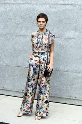 Milan Fashion Week, Women Spring Summer 2017. GIORGIO ARMANI arrivals Pictured: Sara Serraiocco  Copyright: xSimonaxChiocciaxSickix