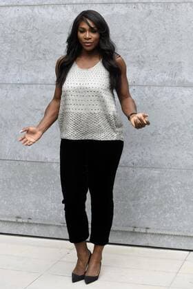 Milan Fashion Week, Women Spring Summer 2017. GIORGIO ARMANI arrivals Pictured: Serena Williams  Copyright: xSimonaxChiocciaxSickix