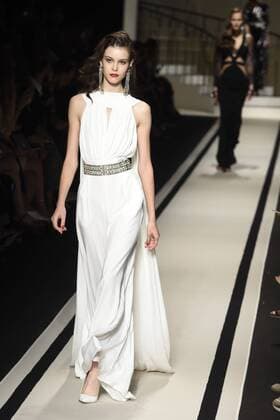 Mailand Fashion Week - Elisabetta Franchi Modenschau Milan Fashion Week, Women Spring Summer 2017. Milano, Moda Donna, Primavera Estate 2017. Elisabetta Franchi catwalk Pictured: model  Copyright: xSimonaxChiocciaxSickix