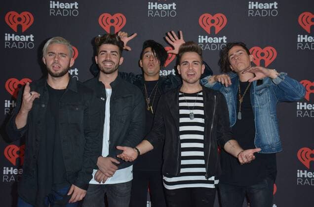 September 23, 2016 - Musicians Los 5 attend the iHeartRadio Music Festival on September 23, 2016 at the T-Mobile Arena in Las Vegas, Nevada. - ZUMAt114