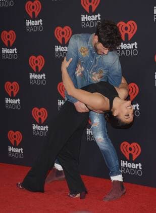 September 23, 2016 - Las Vegas, Nevada, United States of America - Dancer Valentin Chmerkovskiy and Olympian Laurie Hernandez attend the iHeartRadio Music Festival on September 23, 2016 at the T-Mobile Arena in Las Vegas, Nevada. Las Vegas United States of America - ZUMAt114