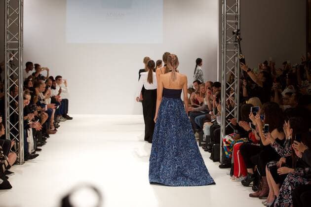 September 24, 2016 - London, England, United Kingdom - Models walk the runway at the Apu Jan Spring Summer 17 collection at London Fashion Week 2017, on September 16th in London, United Kingdom. London United Kingdom  - ZUMAn230
