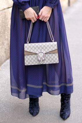 Zina Charkoplia posing outside the Blumarine Runway Show During The Milan Fashion Week Spring Summer 2017  Copyright: xPaoloxDilettox