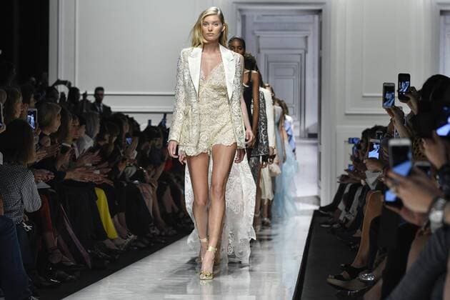 Milan Fashion Week, Women Spring Summer 2017. Milano, Moda Donna, Primavera Estate 2017. ERMANNO SCERVINO catwalk Pictured: model  Copyright: xRiccardoxGiordanoxSickix