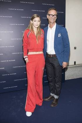 Milan, Gigi Hadid, TOMMYXGIGI, Tommy Hilfiger store in the picture: Gigi Hadid, Michele Lupi  Copyright: xAlbertoxScarpinatox