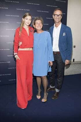 Milan, Gigi Hadid, TOMMYXGIGI, Tommy Hilfiger store in the picture: Gigi Hadid, Michele Lupi  Copyright: xAlbertoxScarpinatox