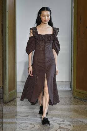 Milan Fashion Week, Women Spring Summer 2017. Milano, Moda Donna, Primavera Estate 2017. BLUGIRL catwalk Pictured: model  Copyright: xRiccardoxGiordanoxSickix
