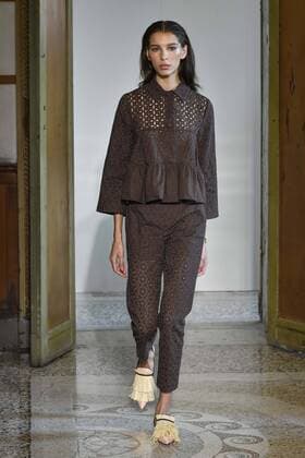 Milan Fashion Week, Women Spring Summer 2017. Milano, Moda Donna, Primavera Estate 2017. BLUGIRL catwalk Pictured: model  Copyright: xRiccardoxGiordanoxSickix