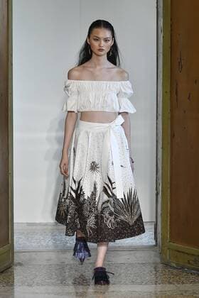 Milan Fashion Week, Women Spring Summer 2017. Milano, Moda Donna, Primavera Estate 2017. BLUGIRL catwalk Pictured: model  Copyright: xRiccardoxGiordanoxSickix