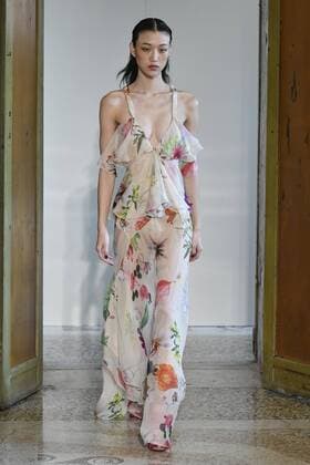 Milan Fashion Week, Women Spring Summer 2017. Milano, Moda Donna, Primavera Estate 2017. BLUGIRL catwalk Pictured: model  Copyright: xRiccardoxGiordanoxSickix