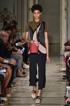 Milan Fashion Week, Women Spring Summer 2017. Milano, Moda Donna, Primavera Estate 2017. CIVIDINI catwalk Pictured: model  Copyright: xRiccardoxGiordanoxSickix