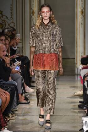 Milan Fashion Week, Women Spring Summer 2017. Milano, Moda Donna, Primavera Estate 2017. CIVIDINI catwalk Pictured: model  Copyright: xRiccardoxGiordanoxSickix