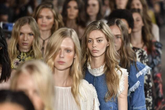 Milan Fashion Week, Women Spring Summer 2017. Milano, Moda Donna, Primavera Estate 2017. PHILOSOPHY DI LORENZO SERAFINI catwalk Pictured: model  Copyright: xRiccardoxGiordanoxSickix